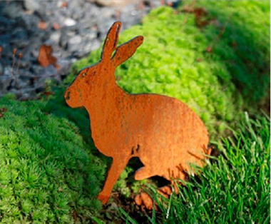 Skovkaer Vildtfigur mini størrelse - Hare model 17